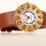 silver seashell watch