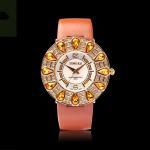 silver seashell watch